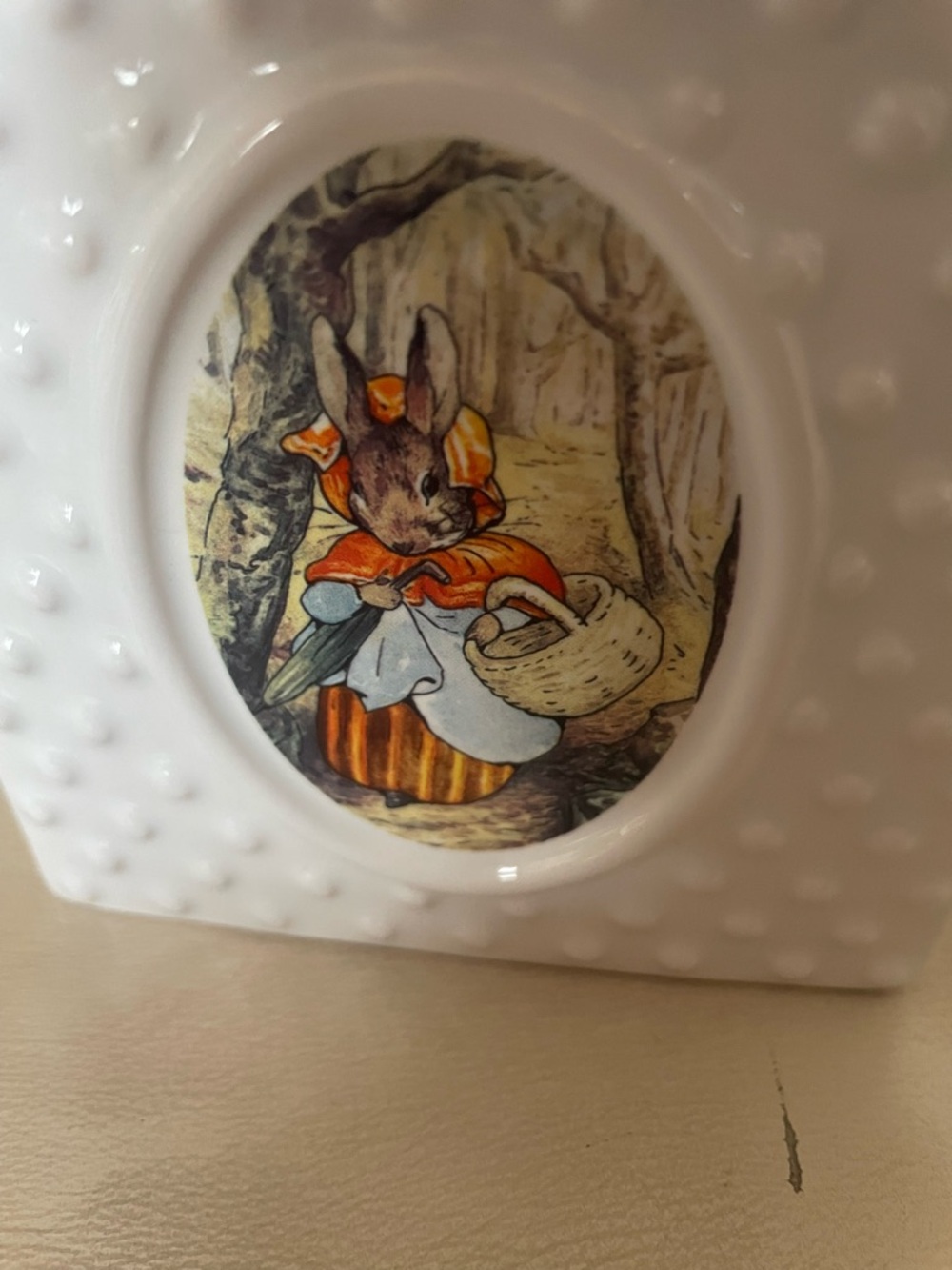 Vintage Beatrix Potter (Peter Rabbit) Ceramic Nursery or Tea / Sugar Set - 2001 - Picture 6 of 16